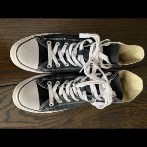 Black high top Converse